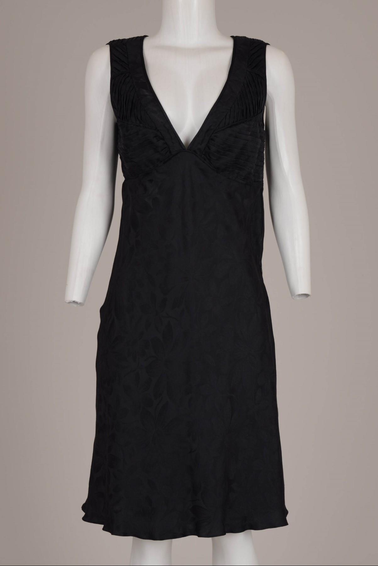 Vestido Cris Barros Seda Preto