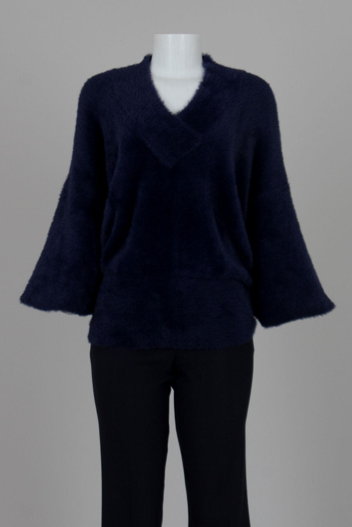 Blusa A. Niemeyer Felpudo Azul