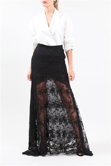 Saia Achados da New Bordada Preto