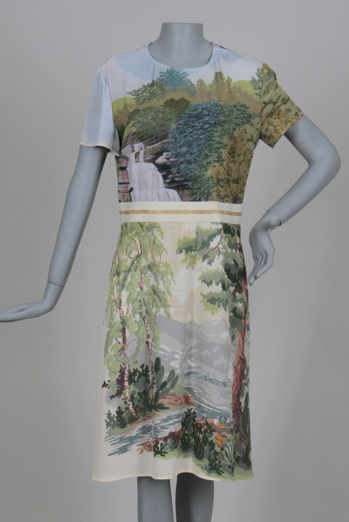 Vestido Stella McCartney Estampado Verde