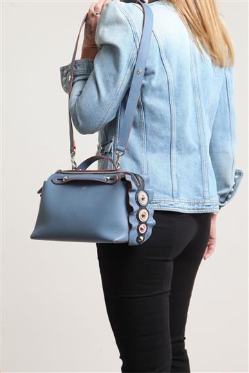 Bolsa Fendi By the Way Spike Azul