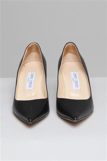 Sapato Jimmy Choo Scarpin Couro Preto