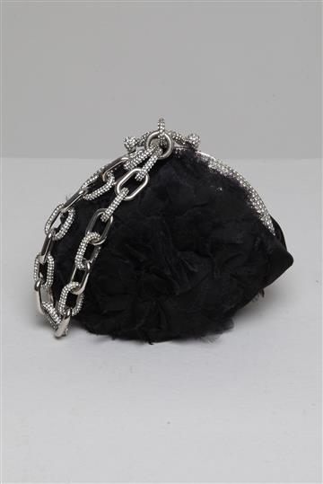 Bolsa Valentino Mini com Pedraria Preto
