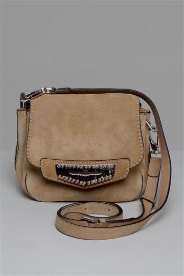 Bolsa Tod´s Camurça Alça Longa Bege