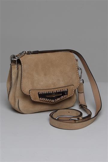 Bolsa Tod´s Camurça Alça Longa Bege