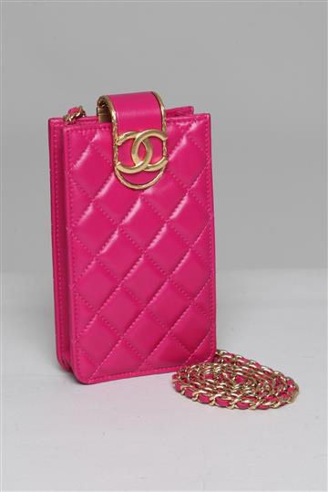 Bolsa Chanel Porta Celular Rosa