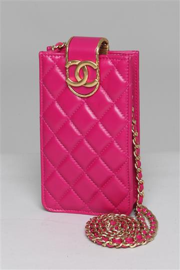 Bolsa Chanel Porta Celular Rosa