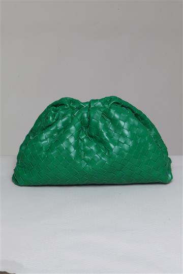 Bolsa Bottega Veneta Clutch Intrecciato Verde