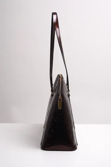 Bolsa Louis Vuitton Amarante Monograma Verniz Bordô