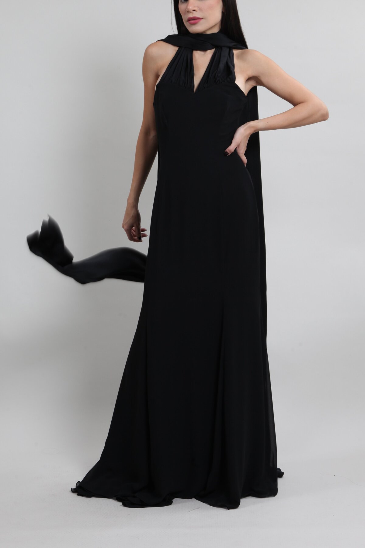 Vestido Frente Única  Hips Preto