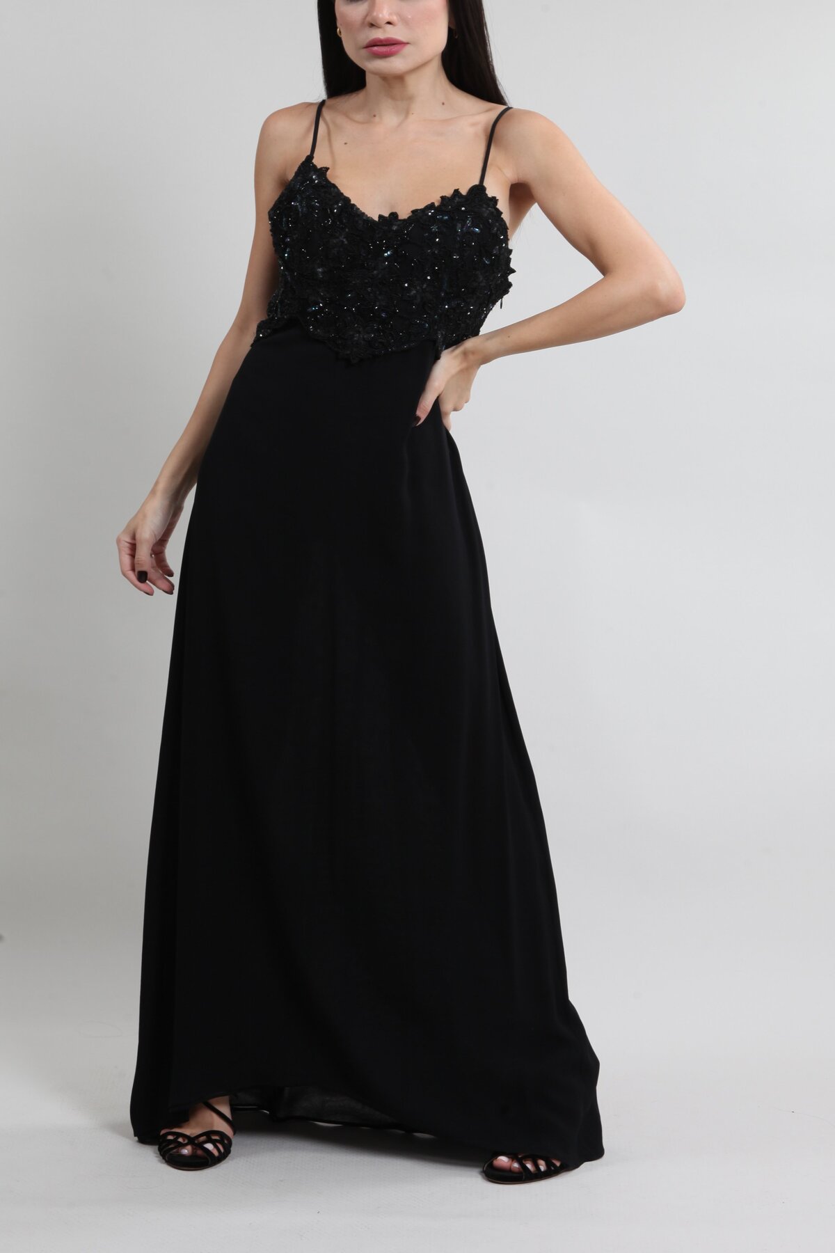 Vestido La Perla Pedraria Preto