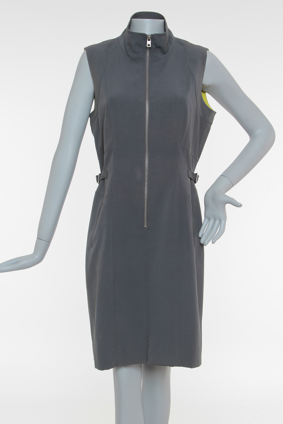 Vestido Andrew Marc Cinza