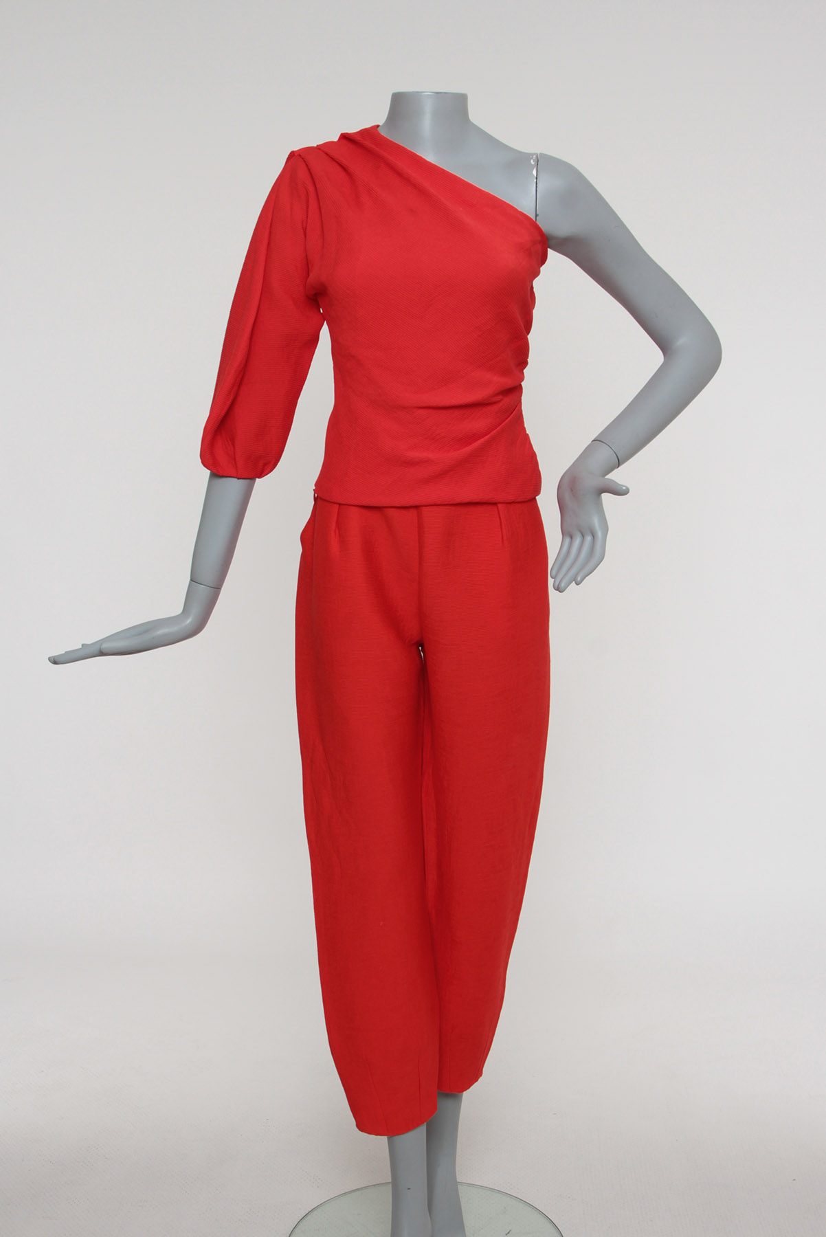 Conjunto Cris Barros Um Ombro Só Vermelho