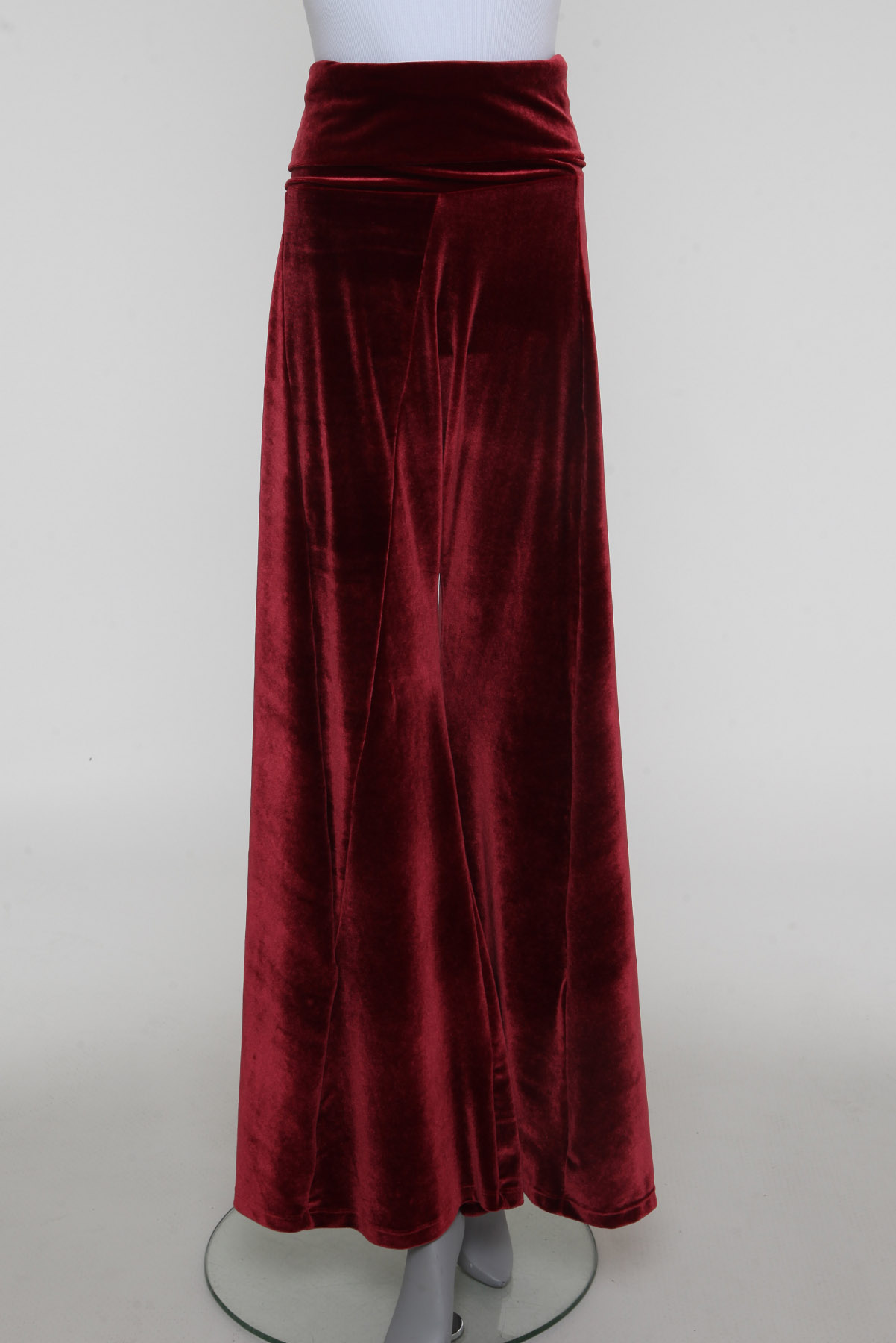 Calça A. Niemeyer Pantalona Veludo Vermelho