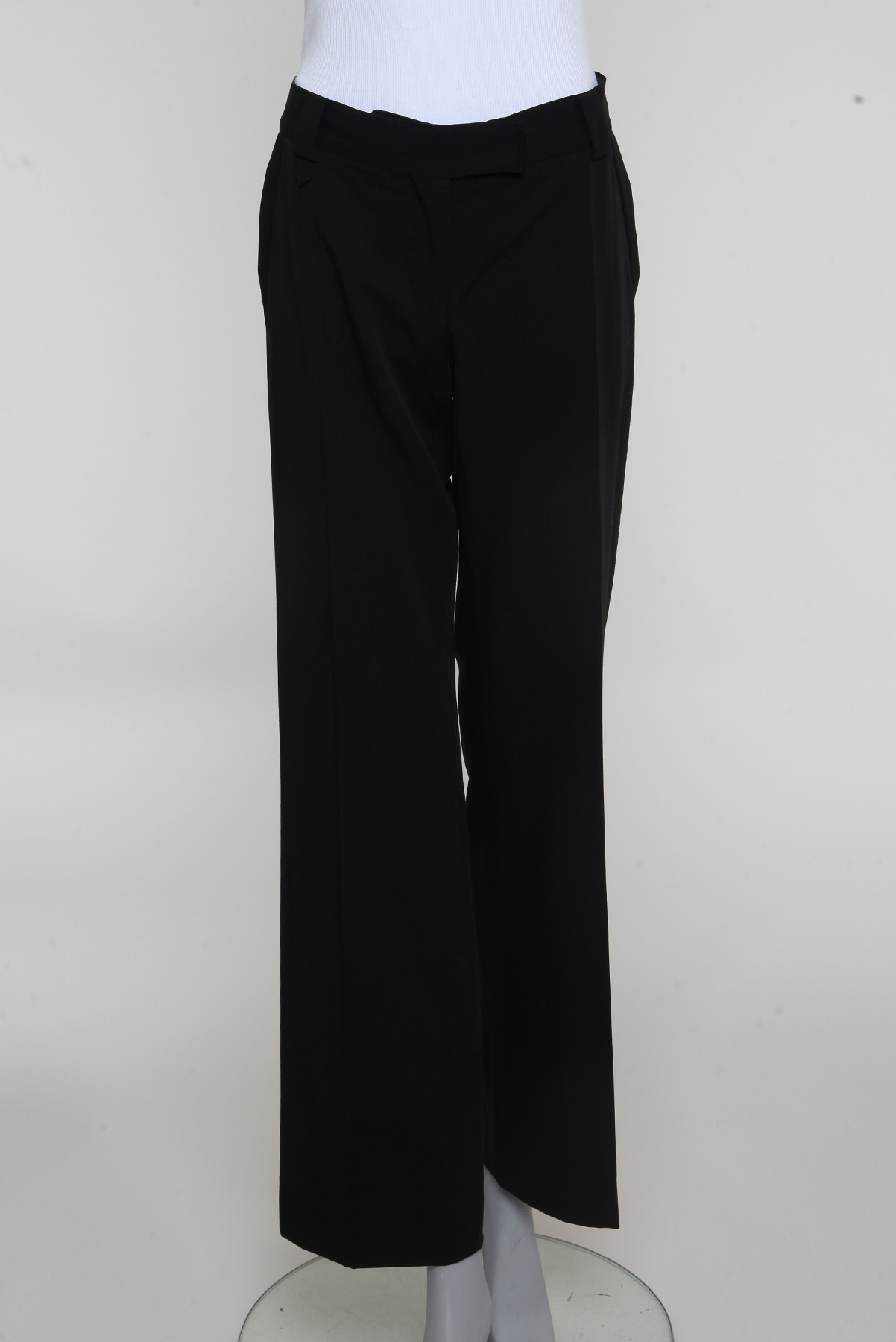 Calça Stella McCartney Alfaiataria de Lã Preta