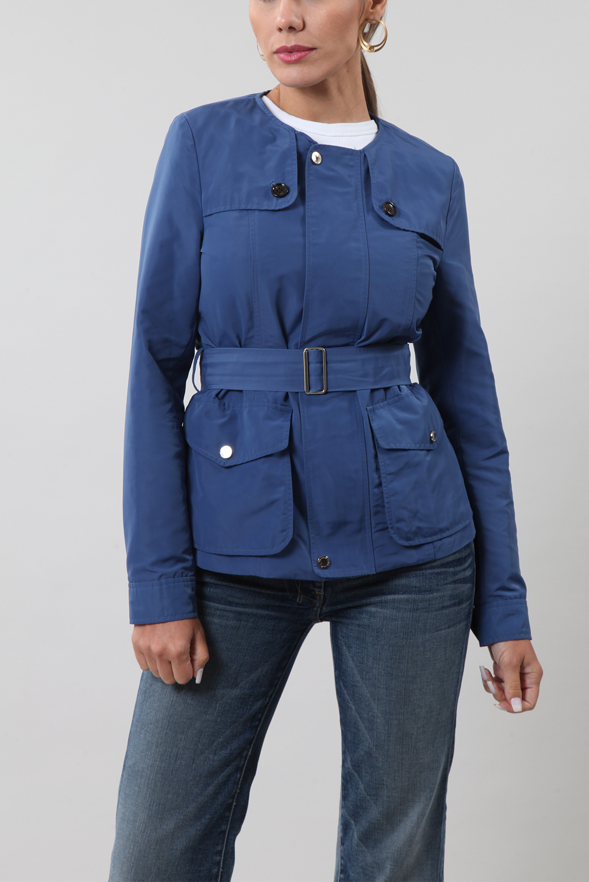 Jaqueta Massimo Dutti Nylon  Azul