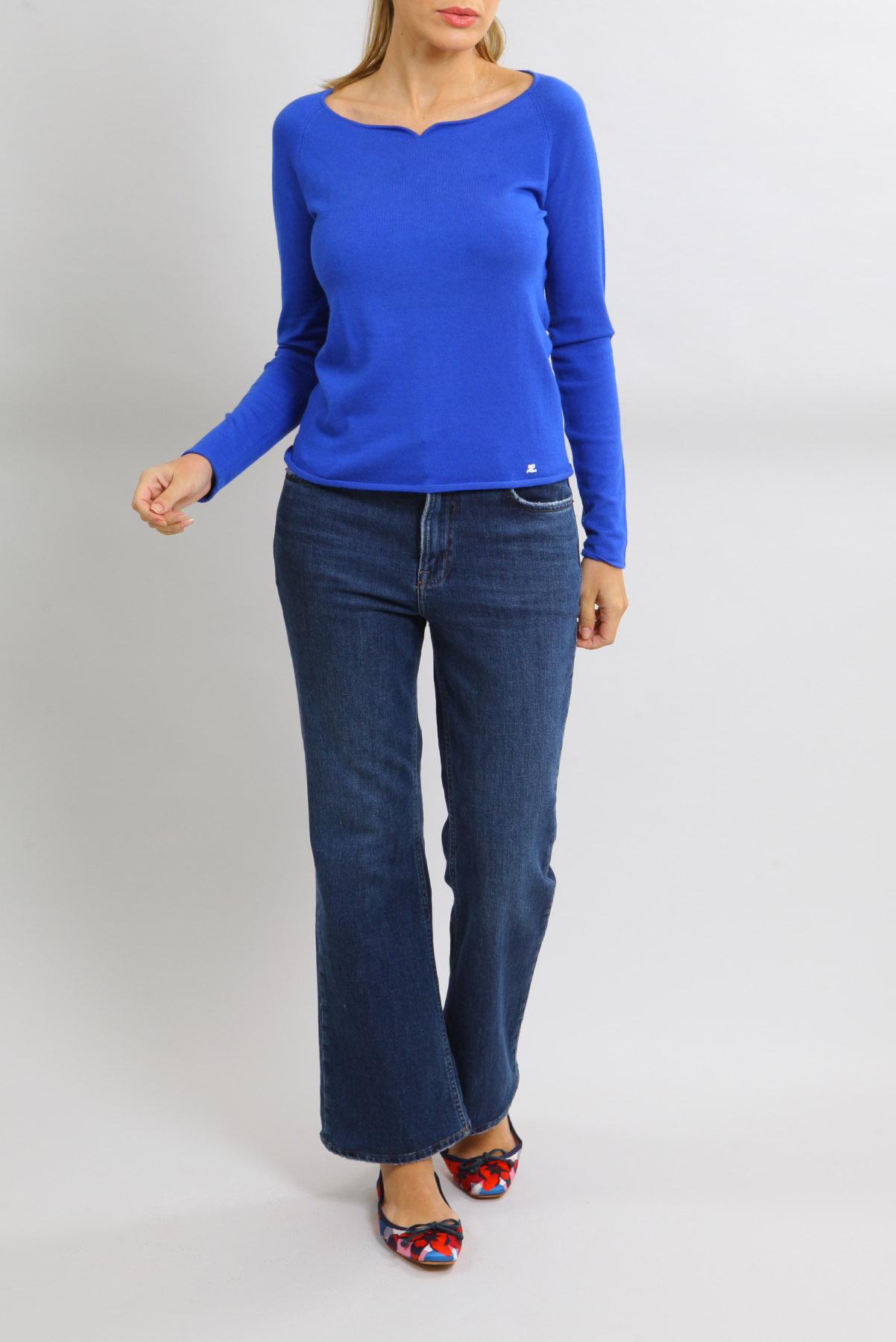 Blusa Courrèges Cashmere Azul