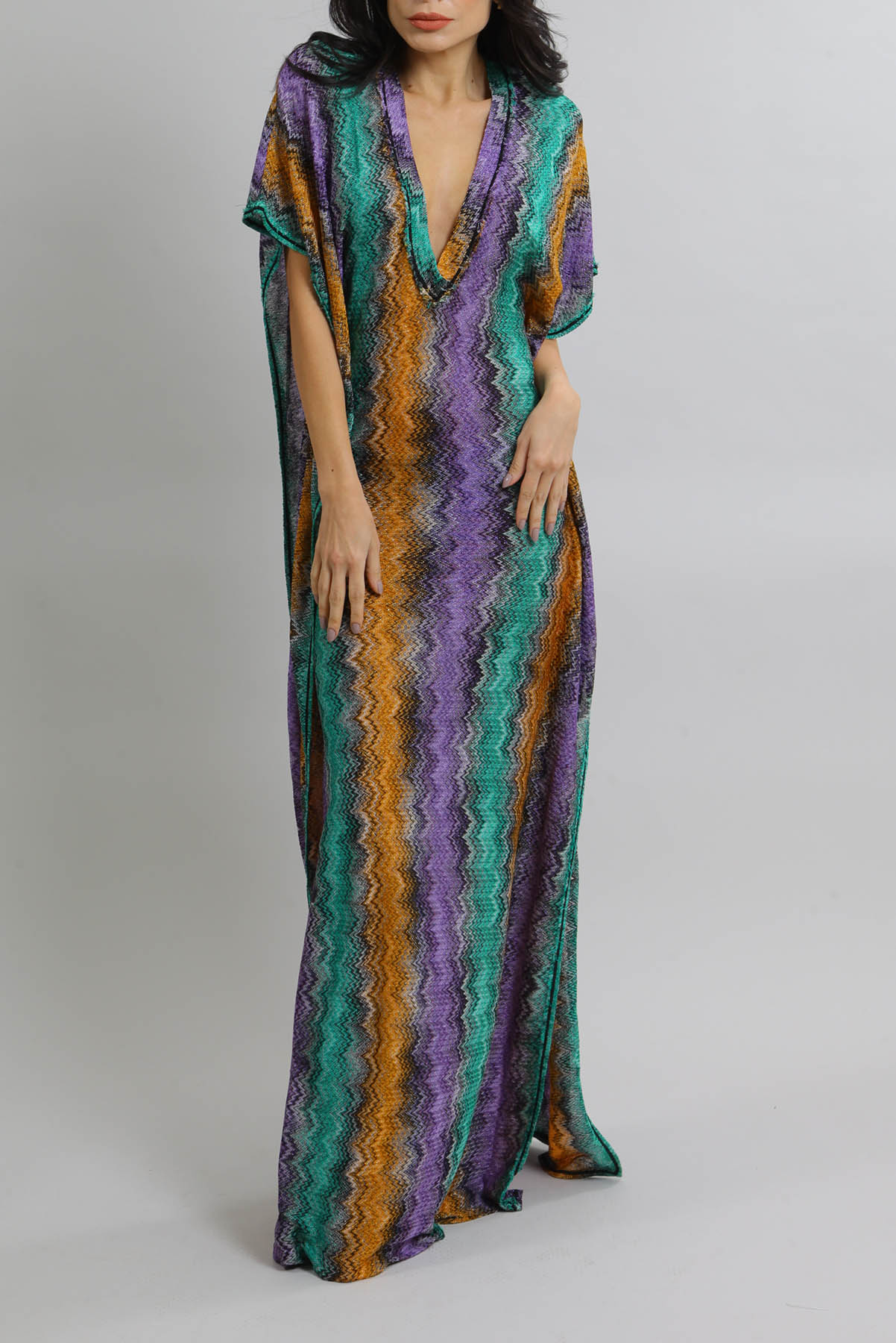 Vestido Missoni Kaftan Colorido