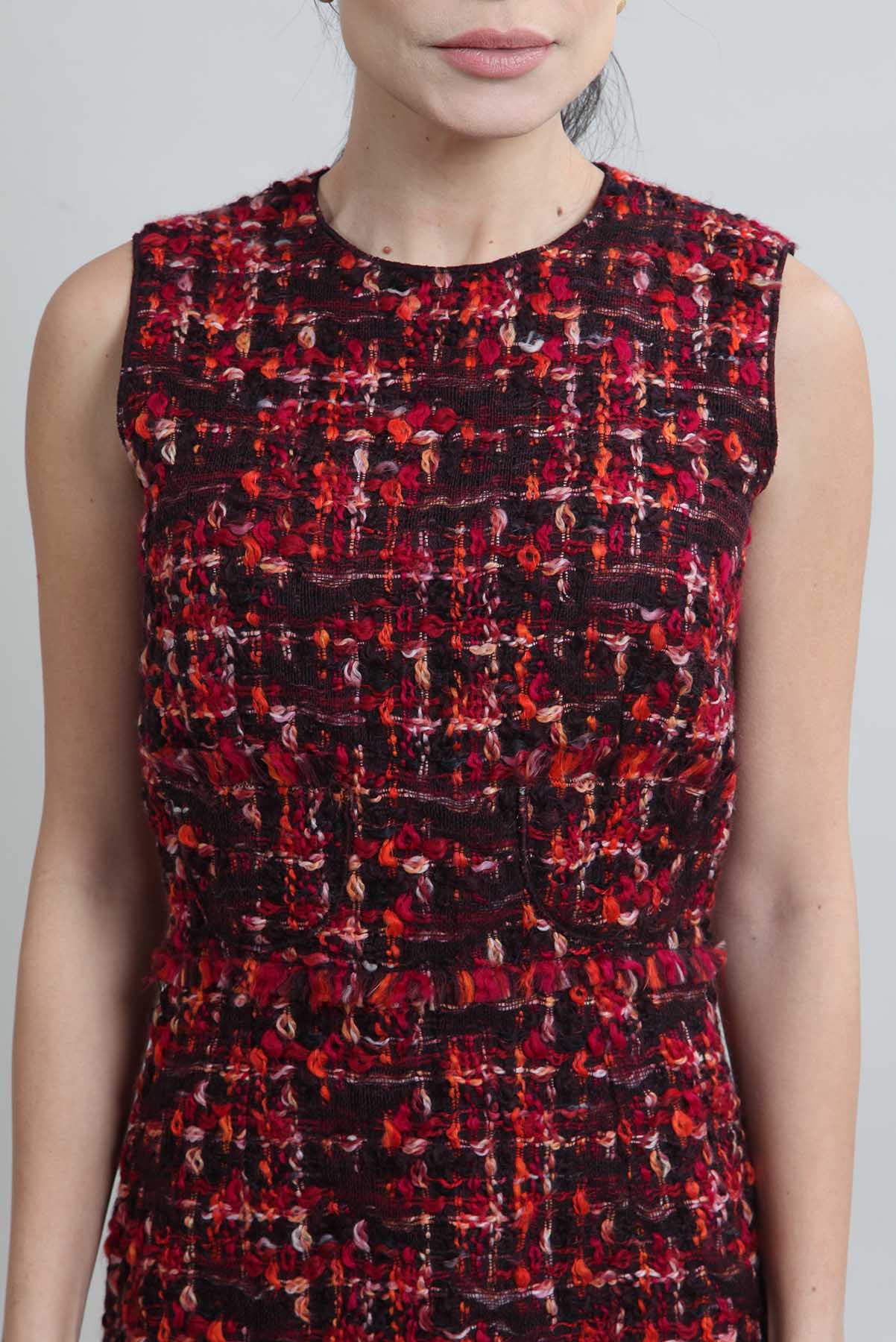 Vestido Dolce & Gabbana Tweed Colorido